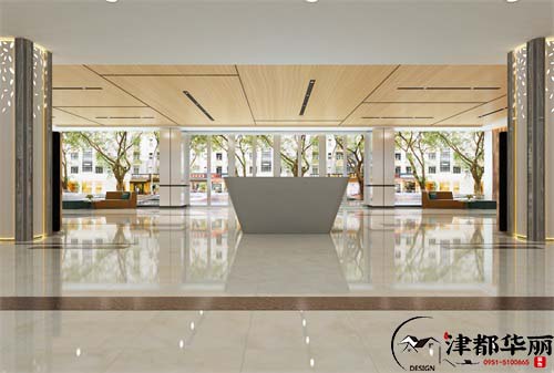 青铜峡银川华益商场大厅装修设计方案|打造优质的服务型空间