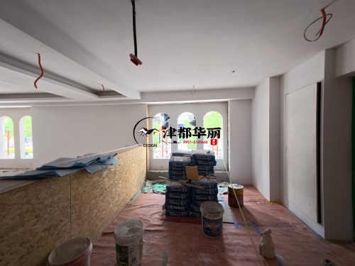 青铜峡装修公司|青铜峡酵雅餐厅设计装修项目施工后期进度