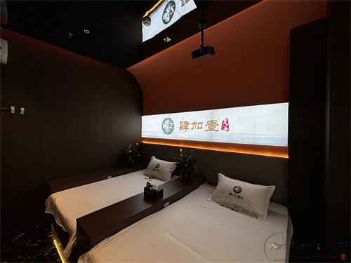 青铜峡足浴店装修设计项目|津都华丽设计